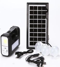 Solar Projector USB Outdoor Waterproof Portable Flashlight