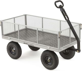 GOR1001-COM 1000-lb. Steel Utility Cart with 13" Tires