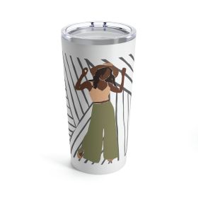 Insulated Tumbler 20oz, Say It Soul, Its Her Groove Thing Positive Inspiration