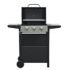 3 Burner Barbecue Grill Stainless Steel Gas Grill