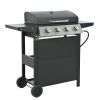 4 Burner Barbecue Grill Stainless Steel Gas Grill