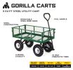 GOR400 400-lb. Steel Mesh Garden Cart with 10" Tires