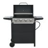 4 Burner Barbecue Grill Stainless Steel Gas Grill