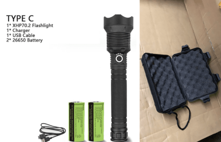 XHP70.2 Powerful Usb Led Flashlight (Option: P70.2 set B-UK)