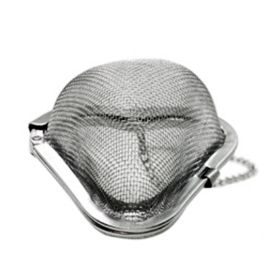 Stainless Steel Cooking Spices Infuser Fine Mesh Loose Tea Herbal Strainer Extended Chain Kitchen Seasoning Balls Outdoor Home Kitchen Accessories (style: Heart)