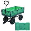 Garden Cart Liner Green Fabric