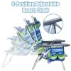 2 Pieces Folding Backpack Beach Chair with Pillow