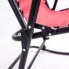 Outdoor Patio Headrest Folding Zero Gravity Rocking Chair